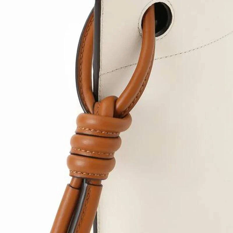 Tara Minimalist Knot Detail Bucket Bags - Glova