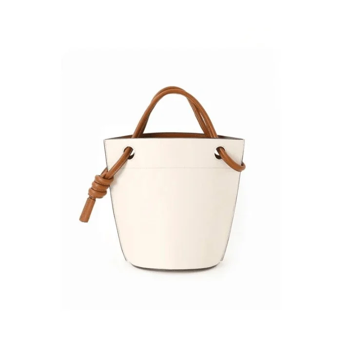 Tara Minimalist Knot Detail Bucket Bags - Glova