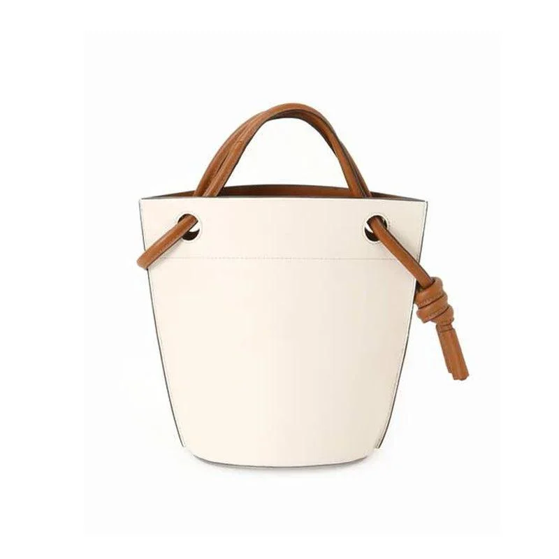 Tara Minimalist Knot Detail Bucket Bags - Glova