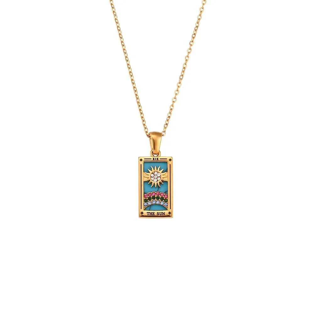 Tarot Cards Pendant Necklaces - Glova