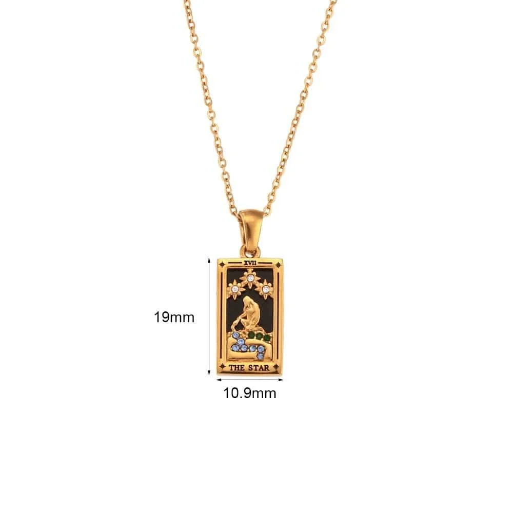 Tarot Cards Pendant Necklaces - Glova