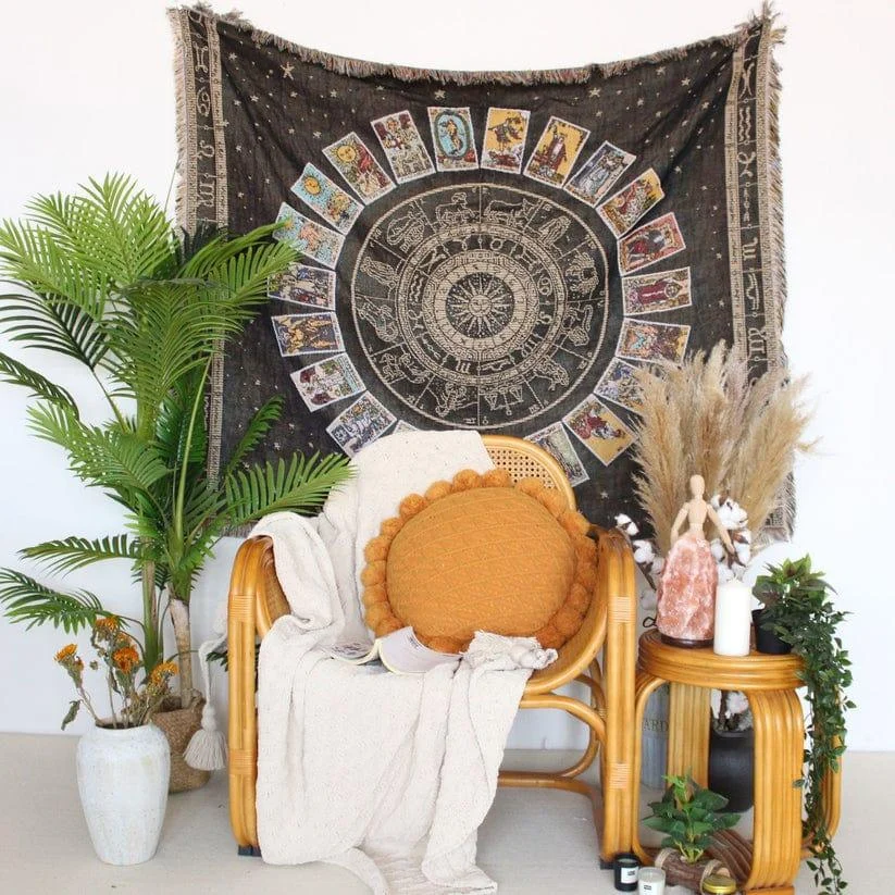 Tarot Deck Throw Blanket - Glova