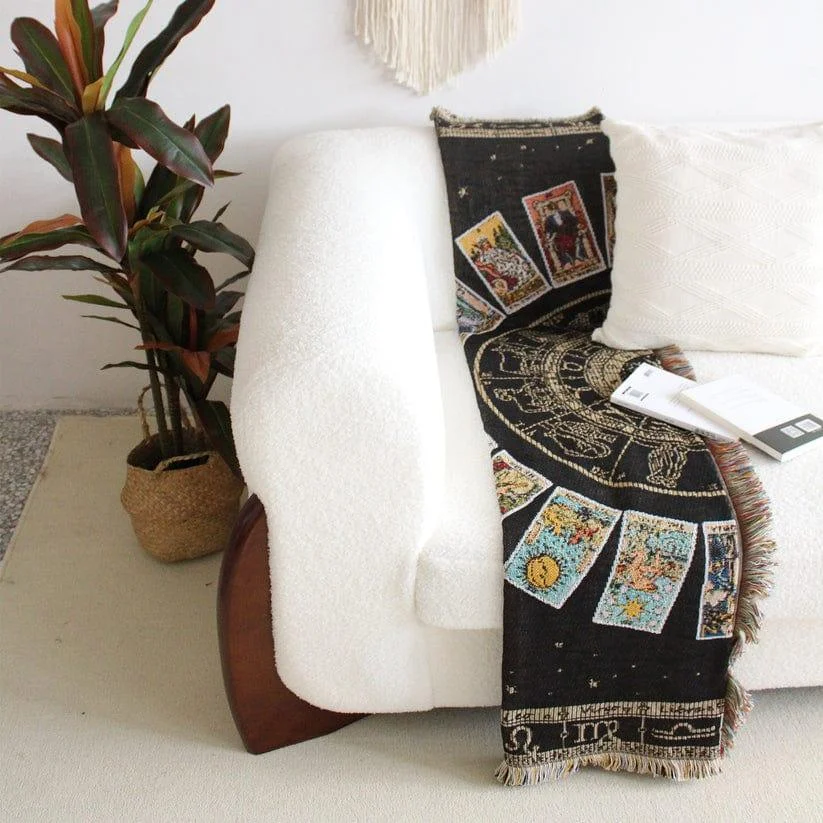 Tarot Deck Throw Blanket - Glova