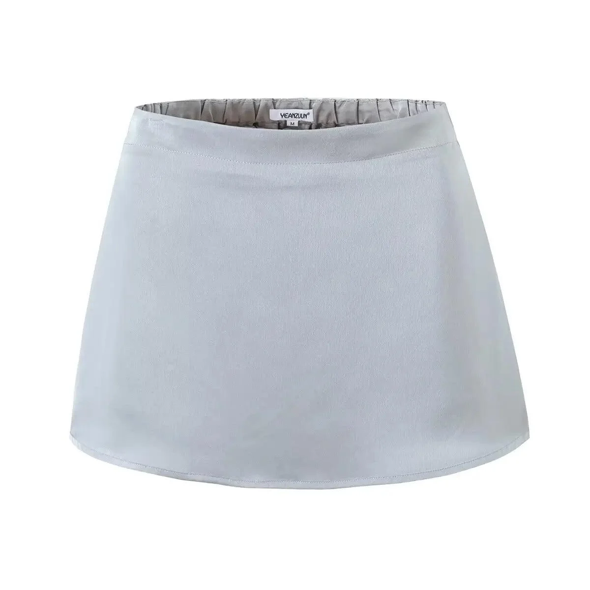 Tassha Boxer Satin Mini Skirts - Glova