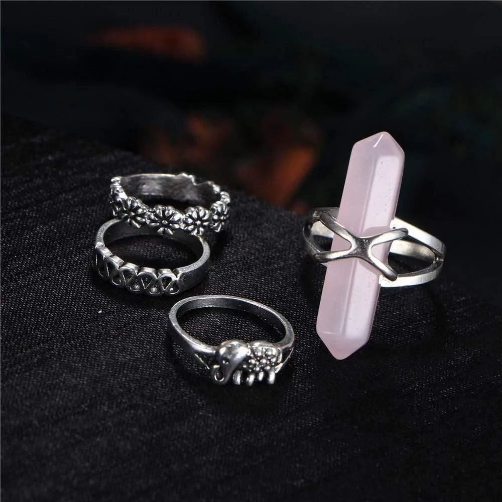 'The Crystal' Ring Set - Glova