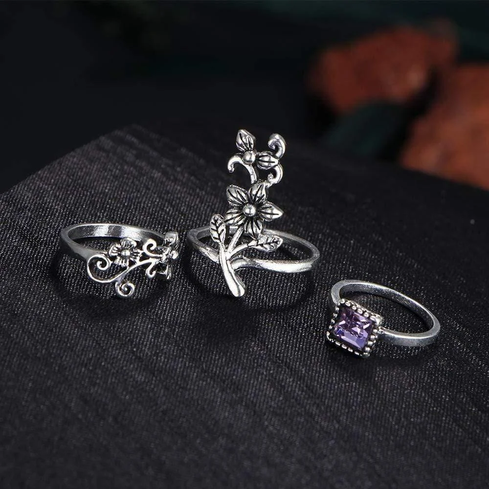 'The Crystal' Ring Set - Glova