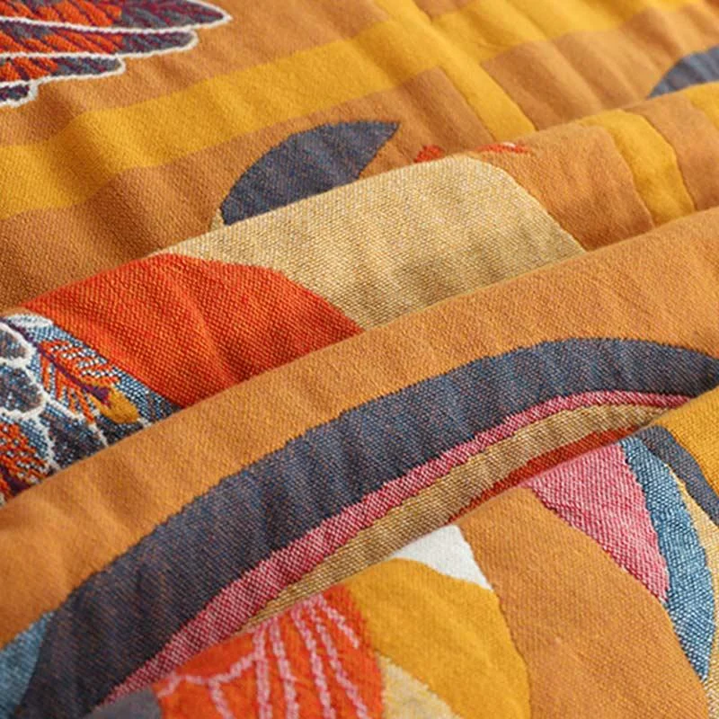 Toucan Bird Cotton Bedspread - Glova