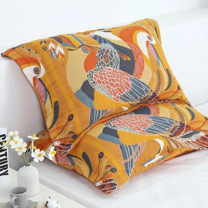 Toucan Bird Pillow Case Pack of 2 - Glova