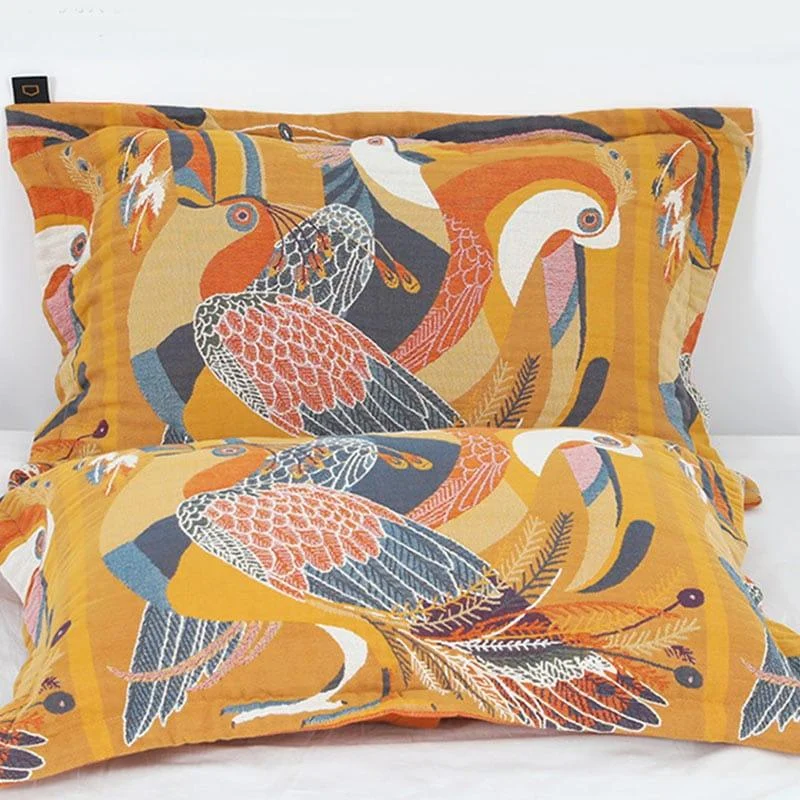 Toucan Bird Pillow Case Pack of 2 - Glova