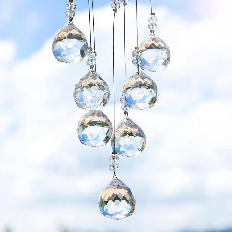 Tree Of Life Hanging Crystal Suncatcher - Glova