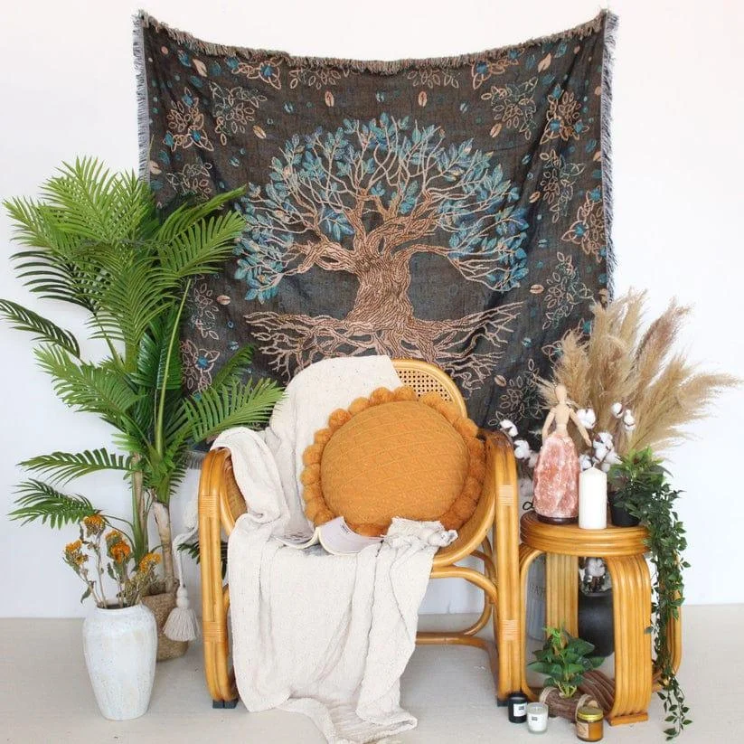 Tree Of Life Throw Blanket - Glova