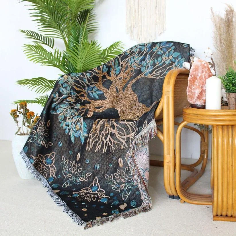 Tree Of Life Throw Blanket - Glova