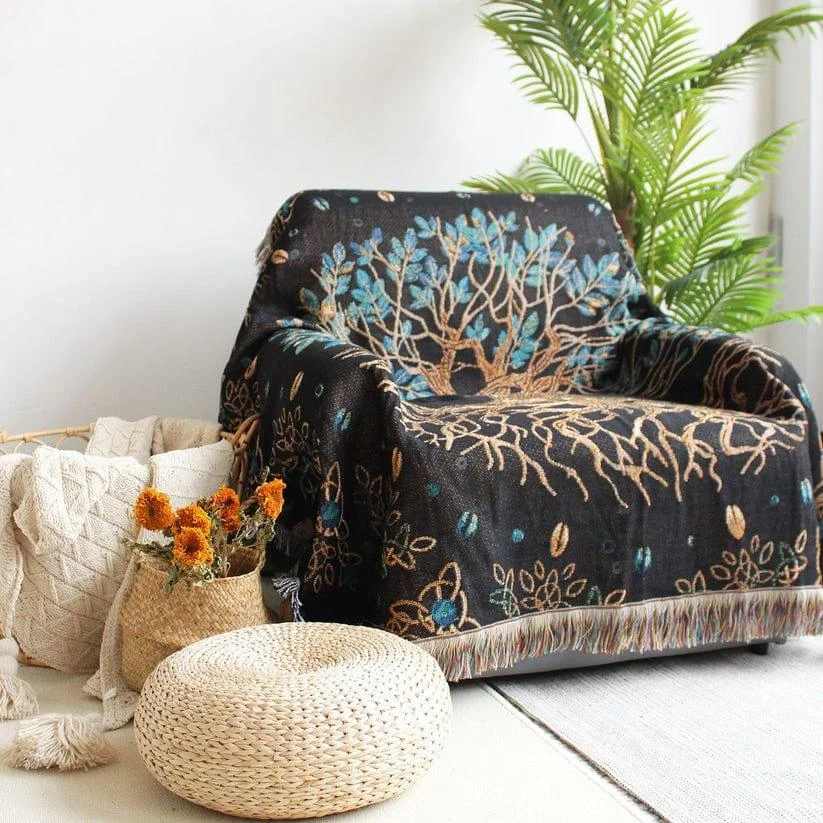 Tree Of Life Throw Blanket - Glova