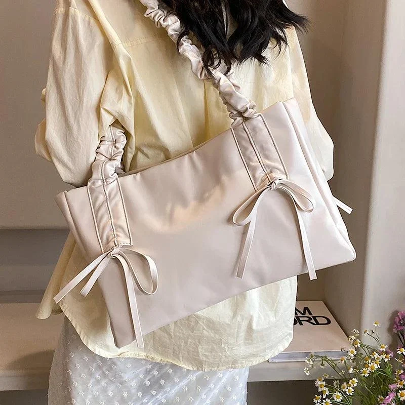 Trendy Crossbody Design Bow Ladies Handbag - Glova