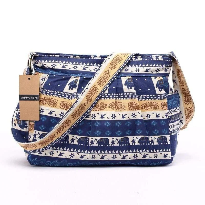 Tribal Elephant Crossbody Bag - Glova