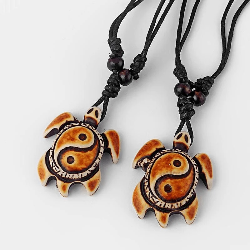 Tribal Turtle Necklace Set Of 8 - Glova