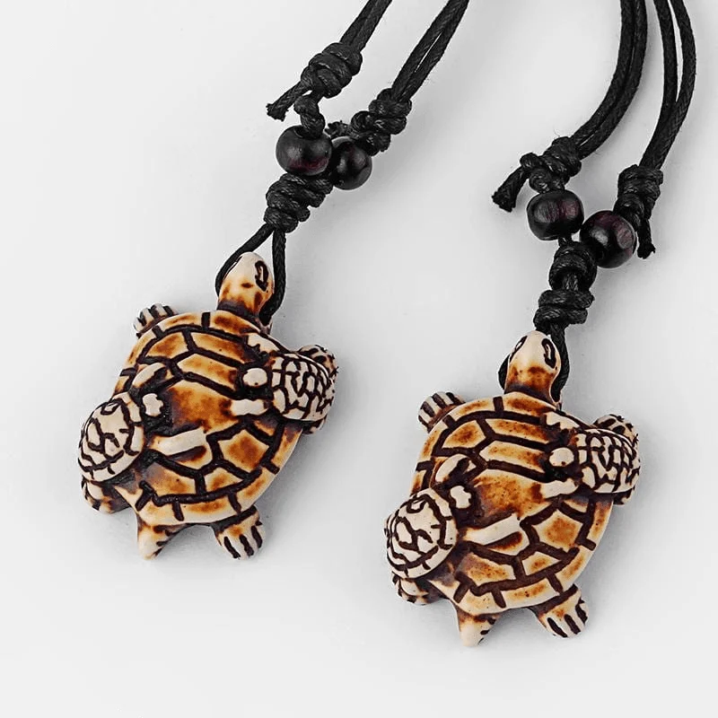 Tribal Turtle Necklace Set Of 8 - Glova