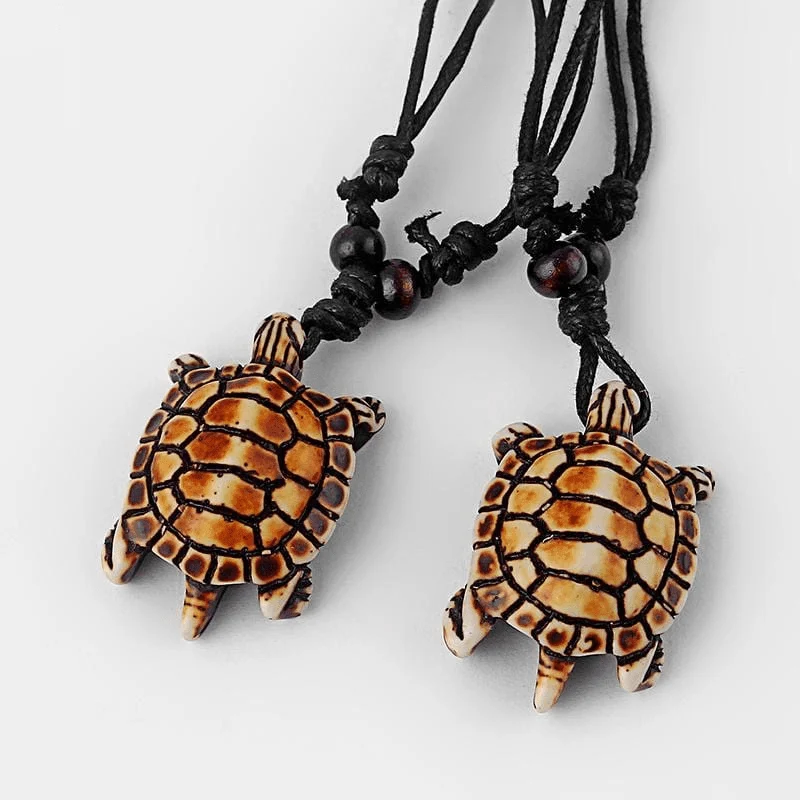 Tribal Turtle Necklace Set Of 8 - Glova