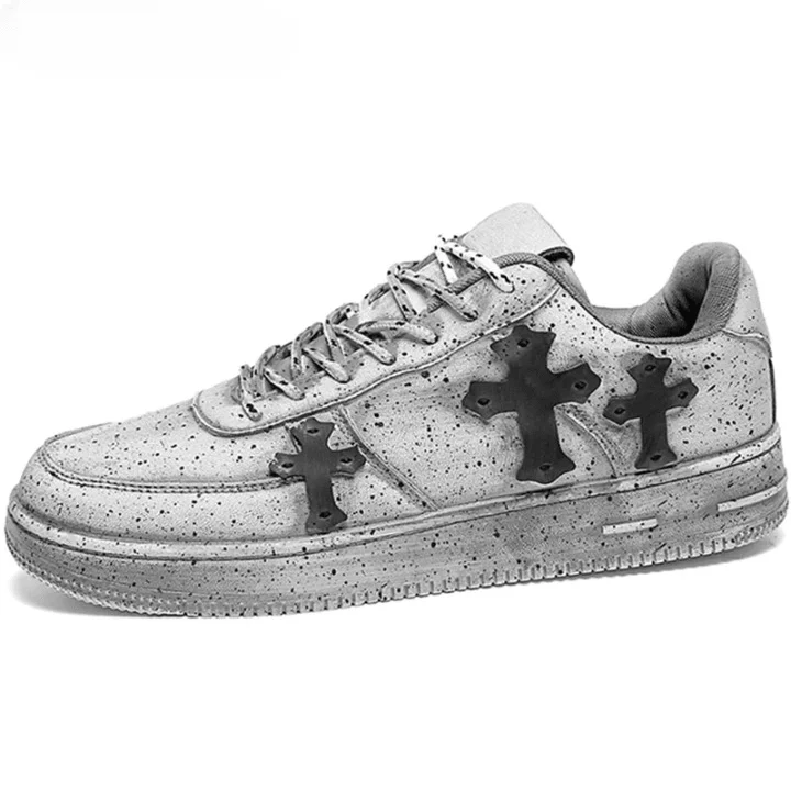 Trinity Cross Vintage Distressed Look UNSEX Sneakers - Glova