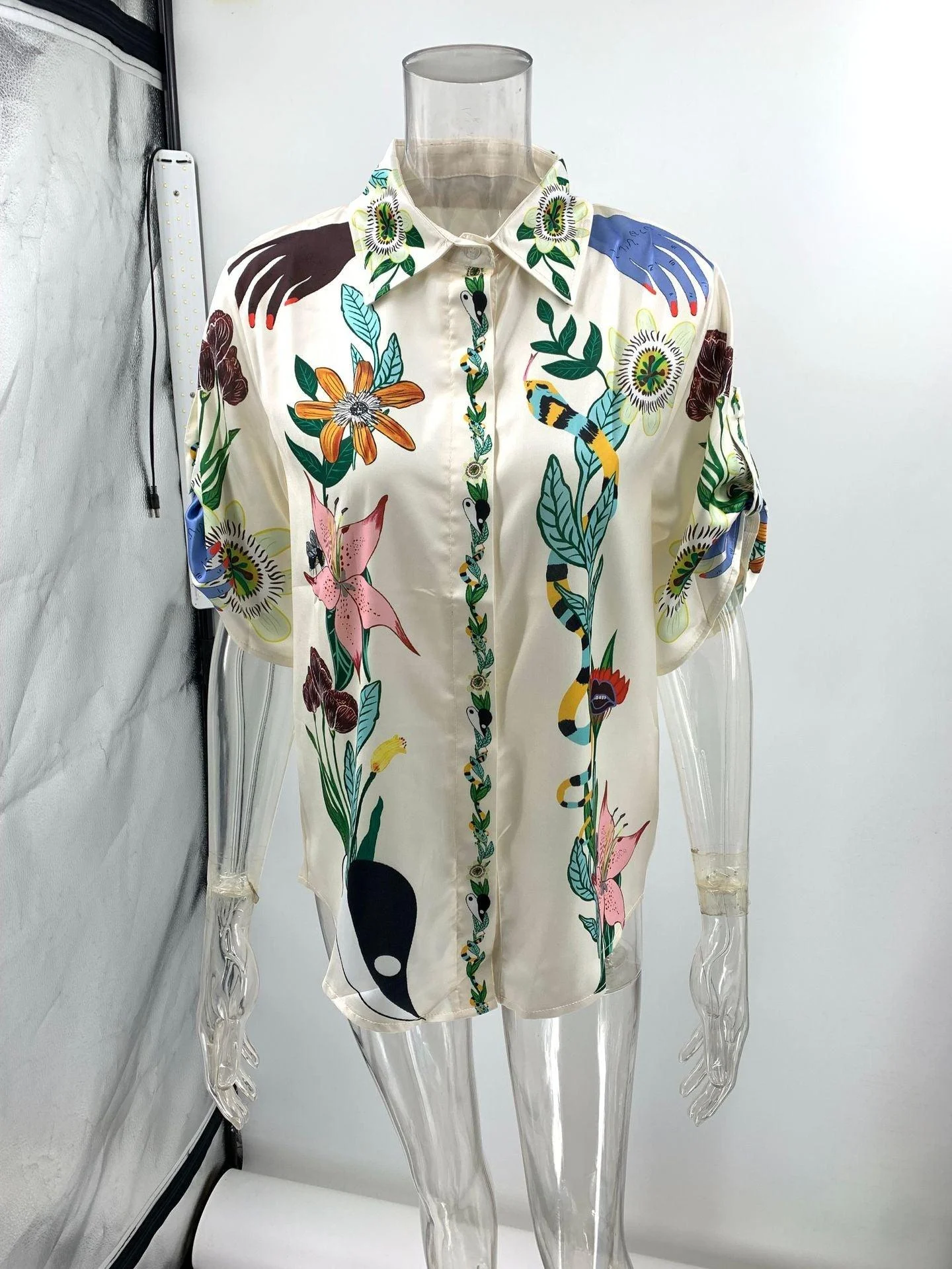 Tropical Soul Satin Shirt & Pants Set - Glova