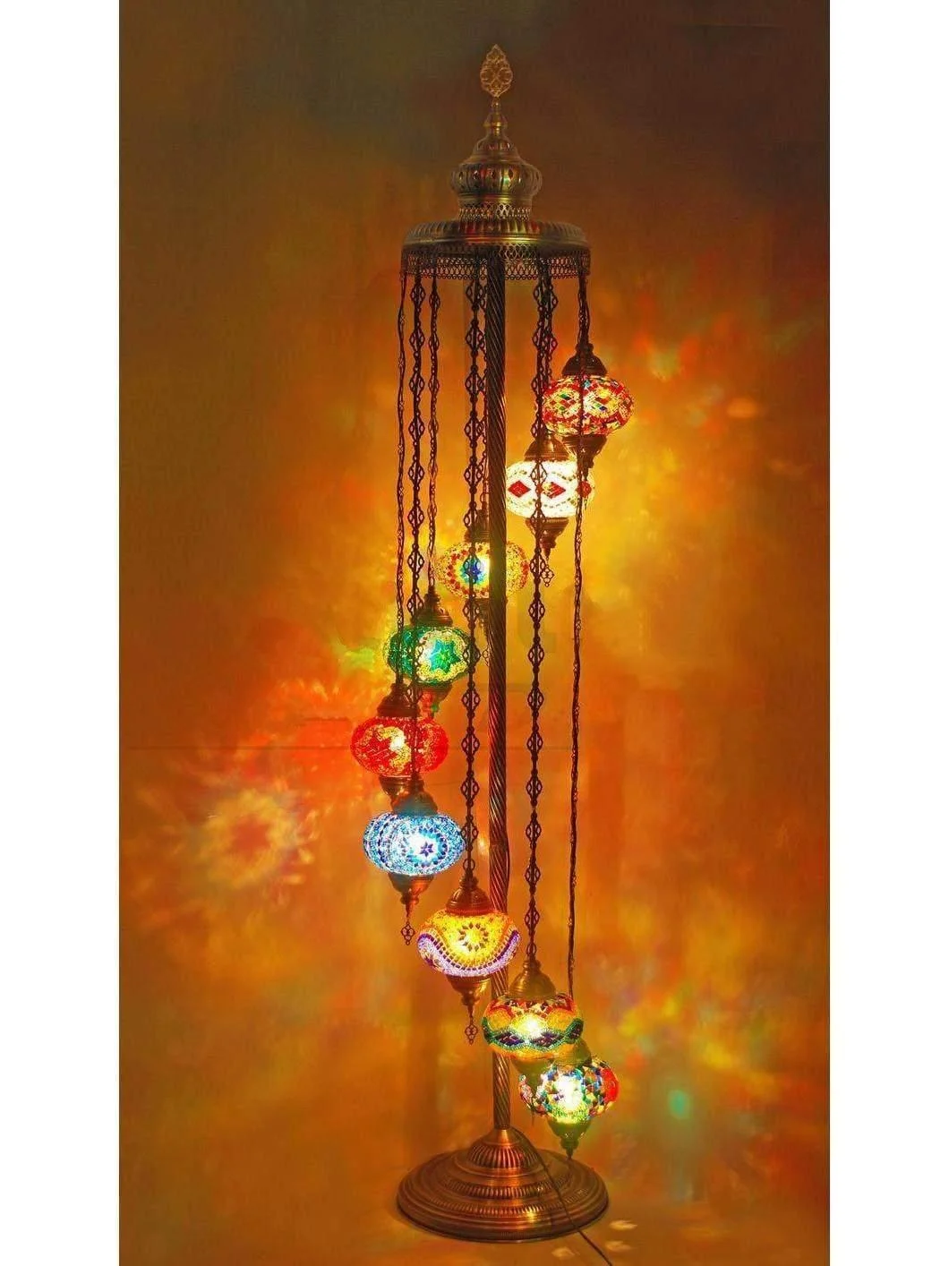 Turkish Mosaic Floor Lamp - Glova