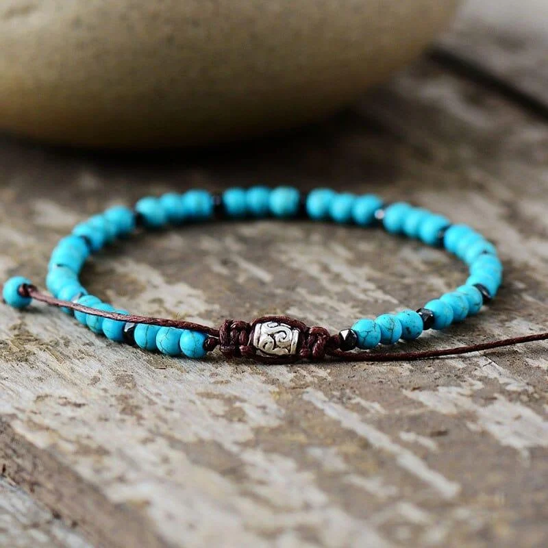 Turquoise Beaded Boho Bracelet - Glova