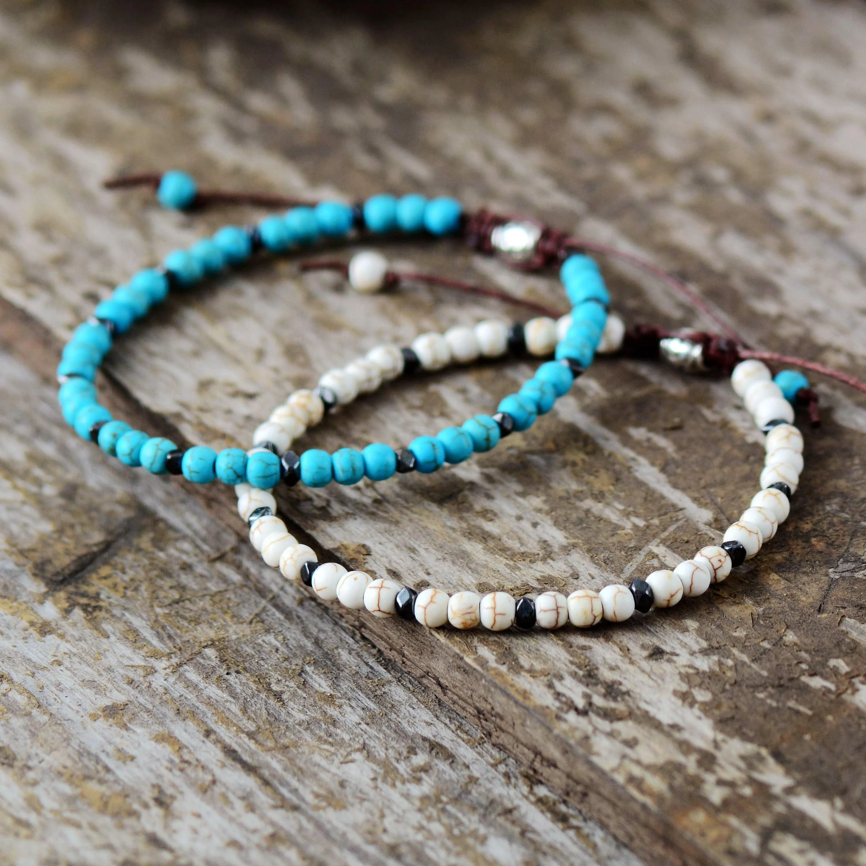 Turquoise Beaded Boho Bracelet - Glova