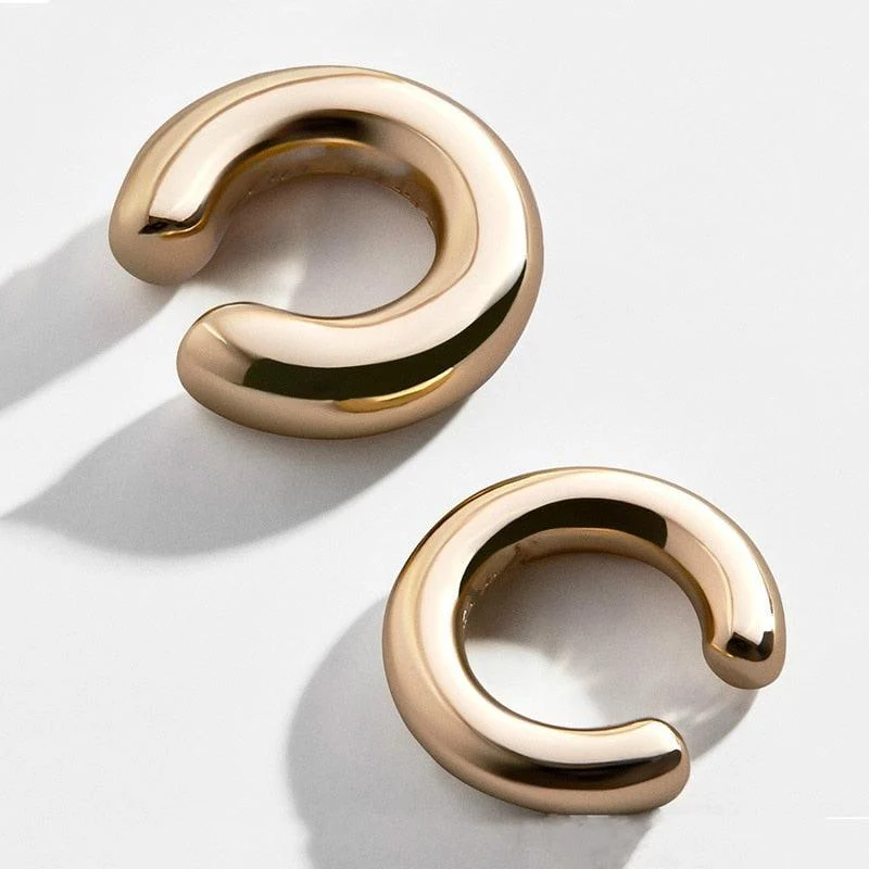 Two Hoop Ear Cuff Clip - 2 Colors - Glova