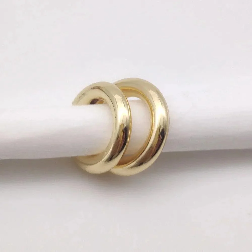 Two Hoop Ear Cuff Clip - 2 Colors - Glova