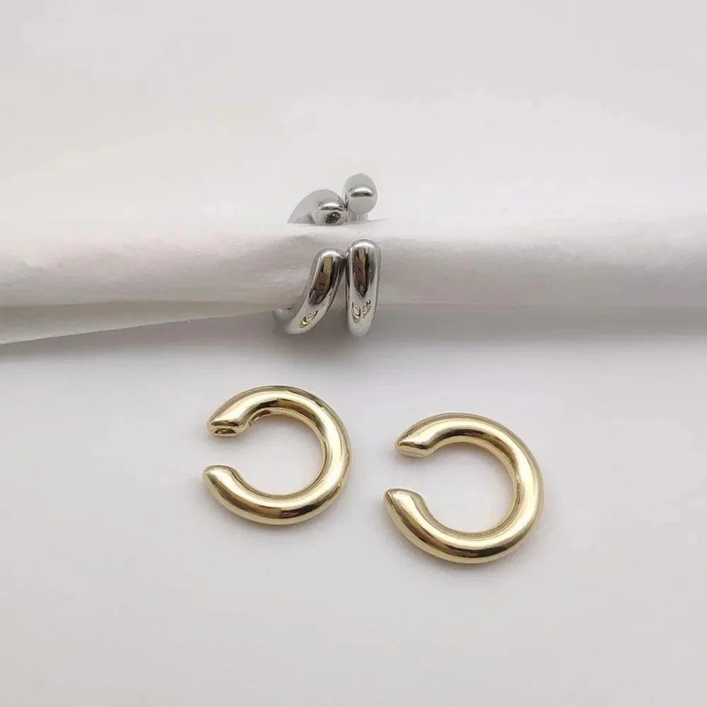 Two Hoop Ear Cuff Clip - 2 Colors - Glova