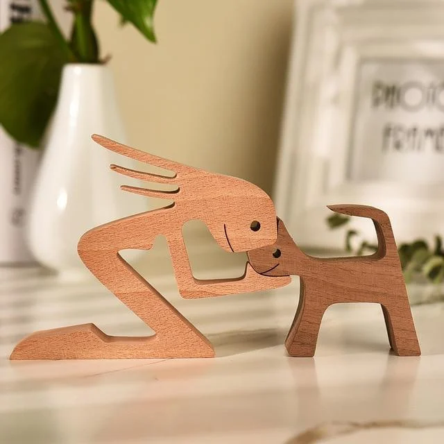 Unconditional Love Wood Figurine - Glova