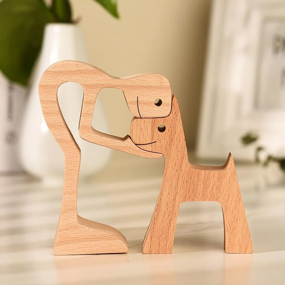 Unconditional Love Wood Figurine - Glova