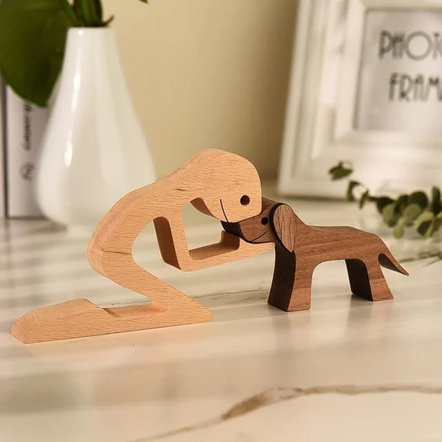 Unconditional Love Wood Figurine - Glova