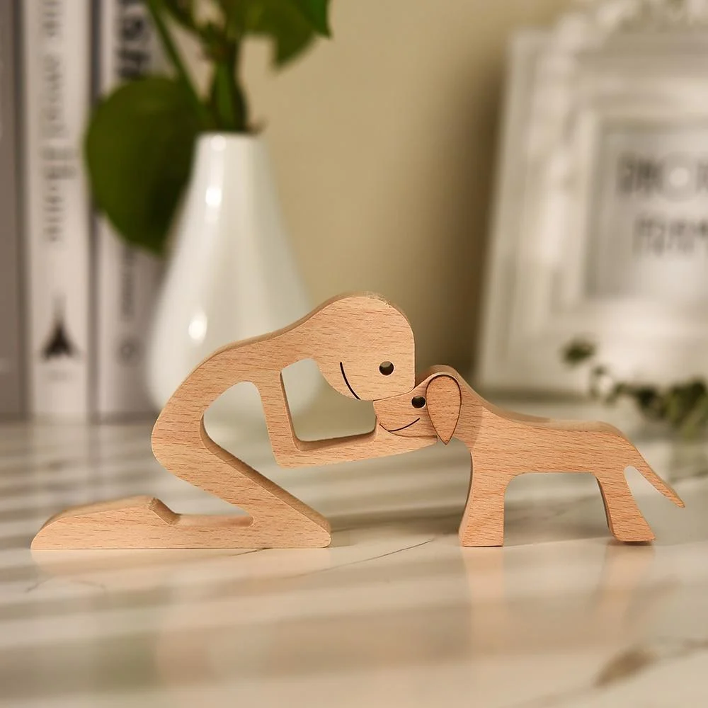 Unconditional Love Wood Figurine - Glova