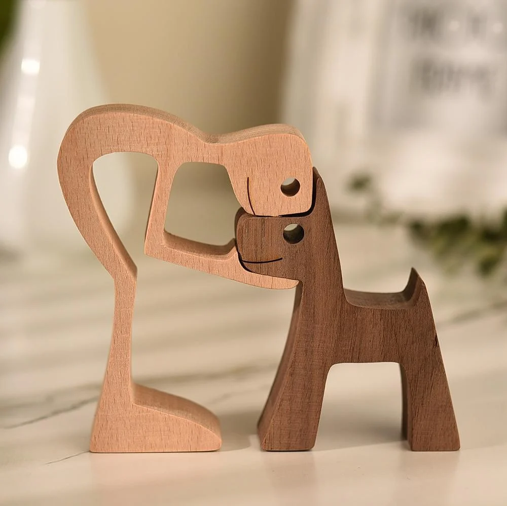 Unconditional Love Wood Figurine - Glova