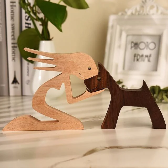 Unconditional Love Wood Figurine - Glova