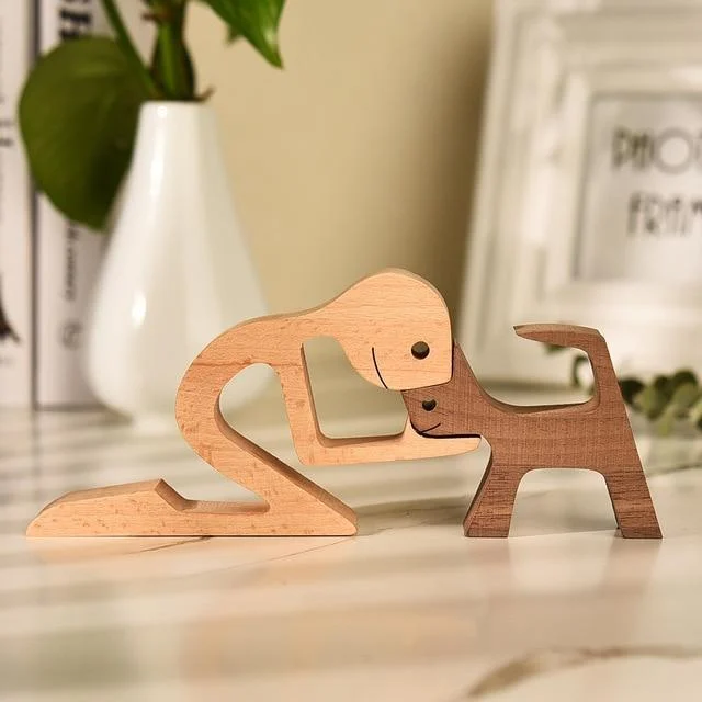 Unconditional Love Wood Figurine - Glova