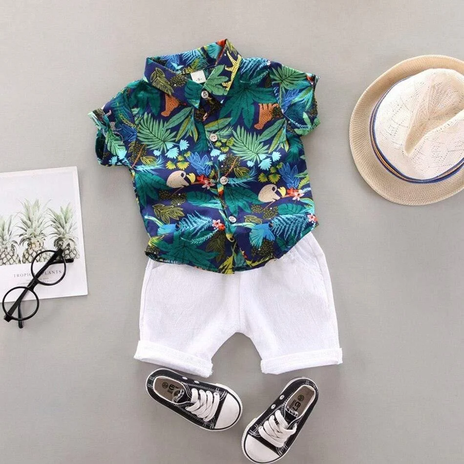 Vamos A La Playa Baby Boy Set - Glova