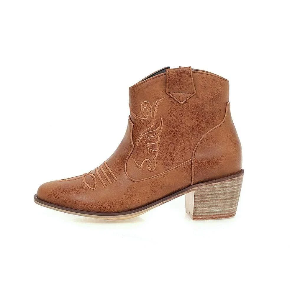 Vegan Leather Ankle Boots - Glova