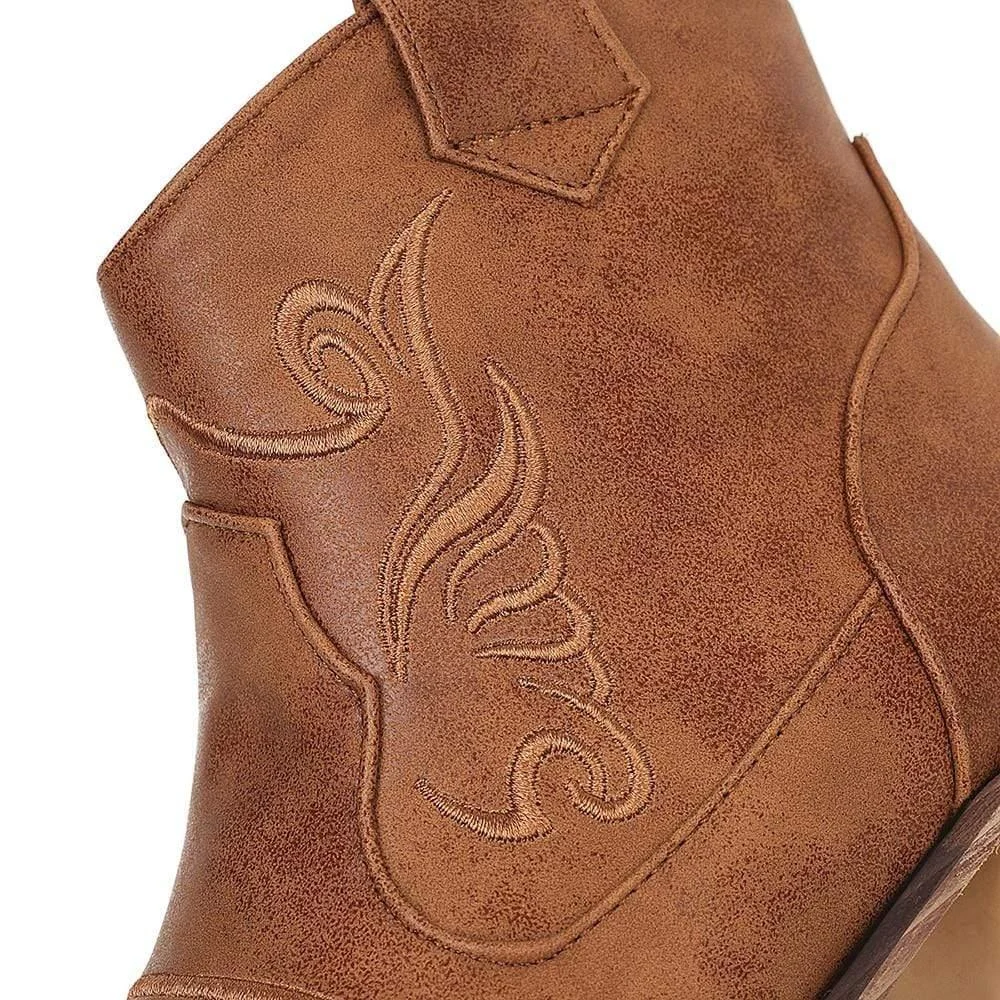 Vegan Leather Ankle Boots - Glova