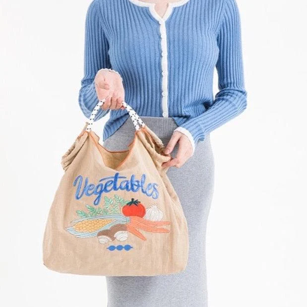 Vegetables Embroidery Eco Bags - Glova