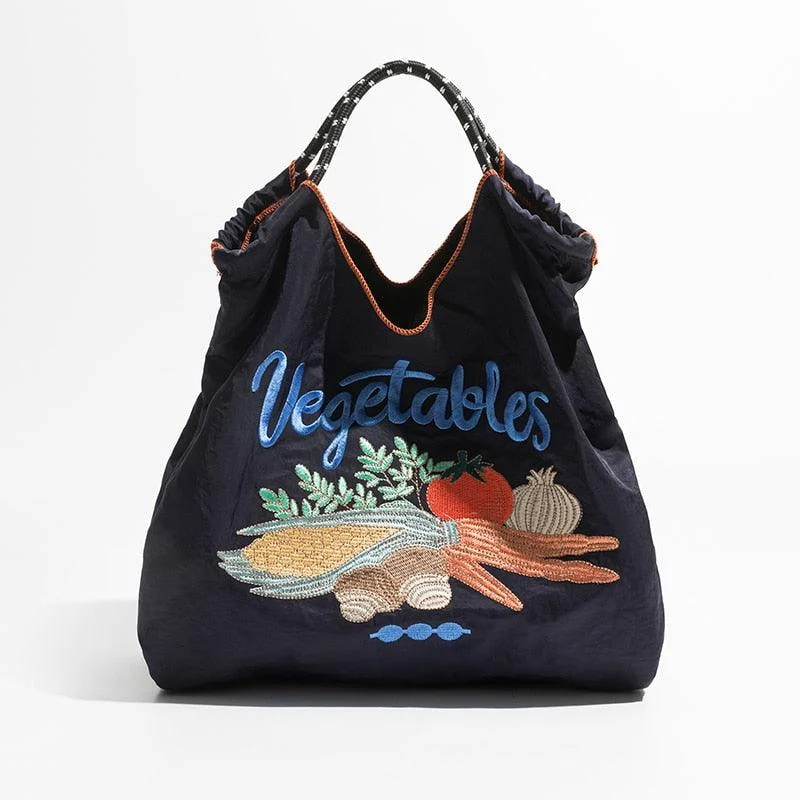 Vegetables Embroidery Eco Bags - Glova