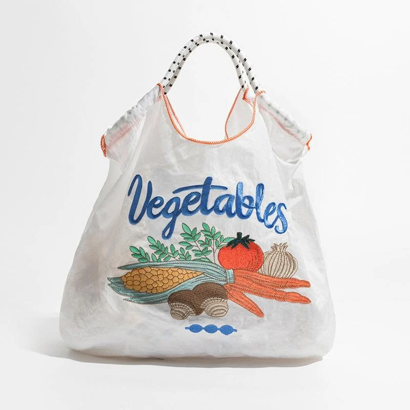 Vegetables Embroidery Eco Bags - Glova