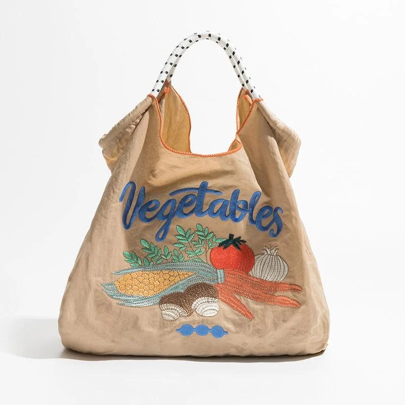 Vegetables Embroidery Eco Bags - Glova