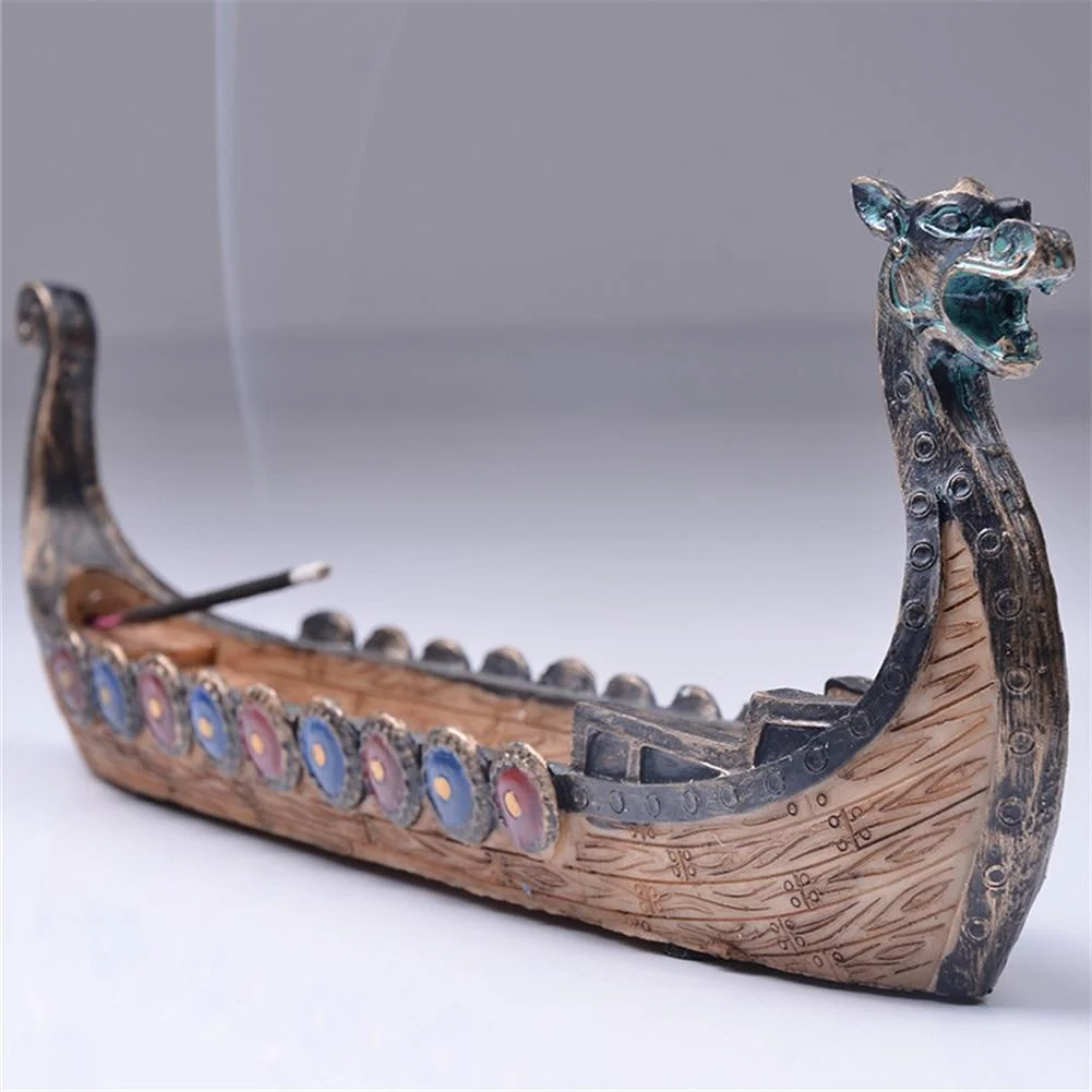 Viking Longship Incense Holder - Glova