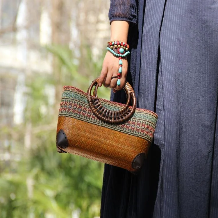 Vintage Bamboo Handbag - Glova