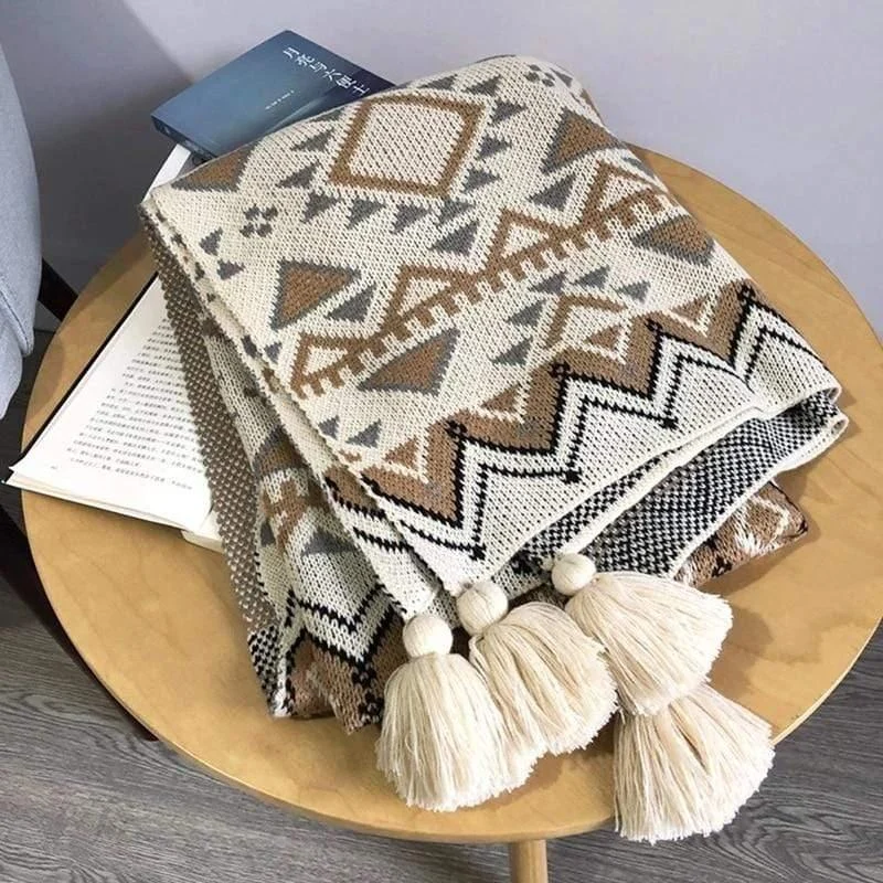 Vintage Design Throw Blanket - Glova