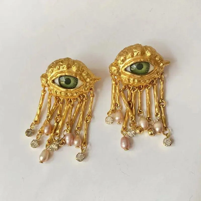 Vintage Eye Earrings - Glova