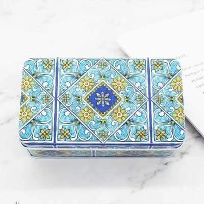 Vintage Geometric Design Organizer Box - Glova