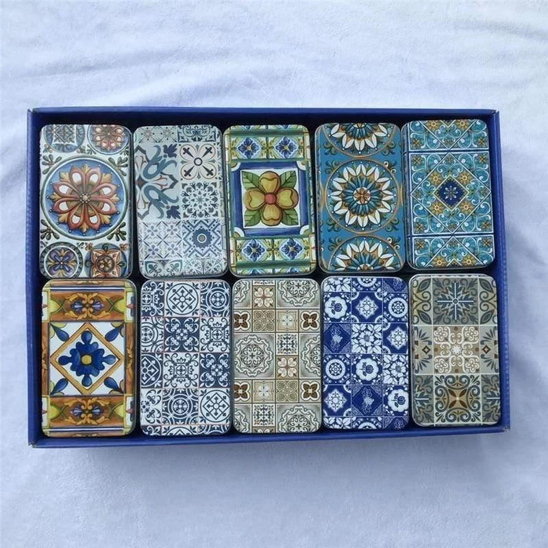 Vintage Geometric Design Organizer Box - Glova